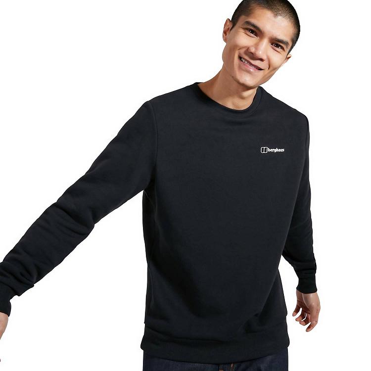 Pánska Mikiny Berghaus Logo Čierne Slovensko 6574JKRGO